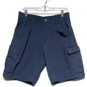 Orvis Cargo Short Men's Size 32 Navy Voyager With Nylon Spandex